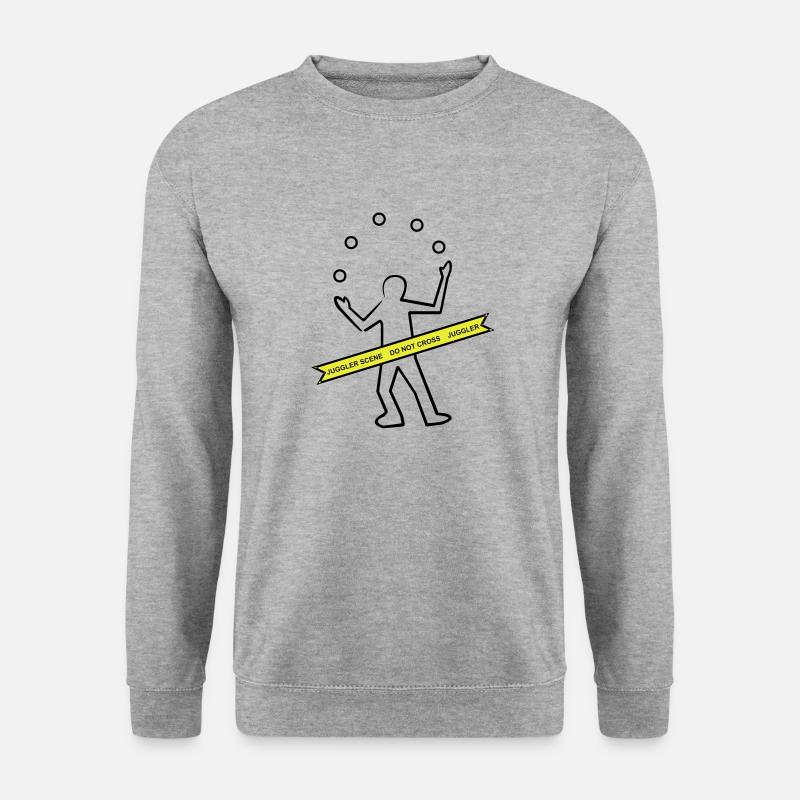 Jongleur - Unisex Pullover - Weißgrau meliert