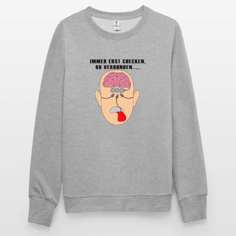 Brain Sockets Cable Control Turn Off Unisex Sweatshirt