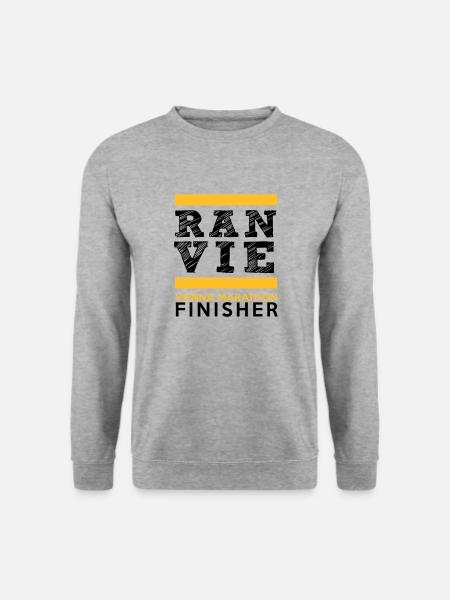 Wien Marathon Finisher - Unisex Pullover - Weißgrau meliert