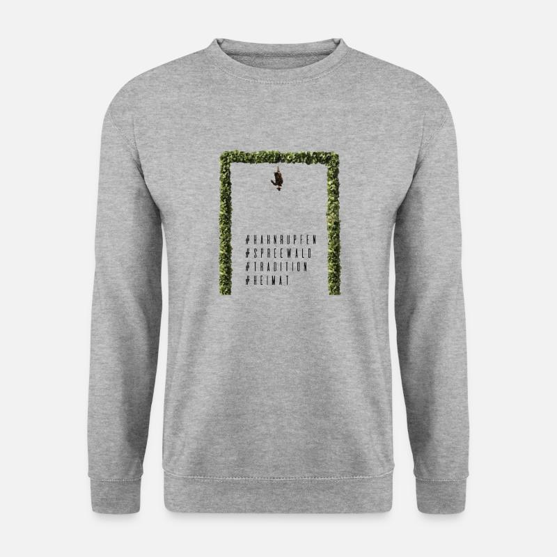Hahnrupfen Spreewald - Unisex Pullover - Weißgrau meliert