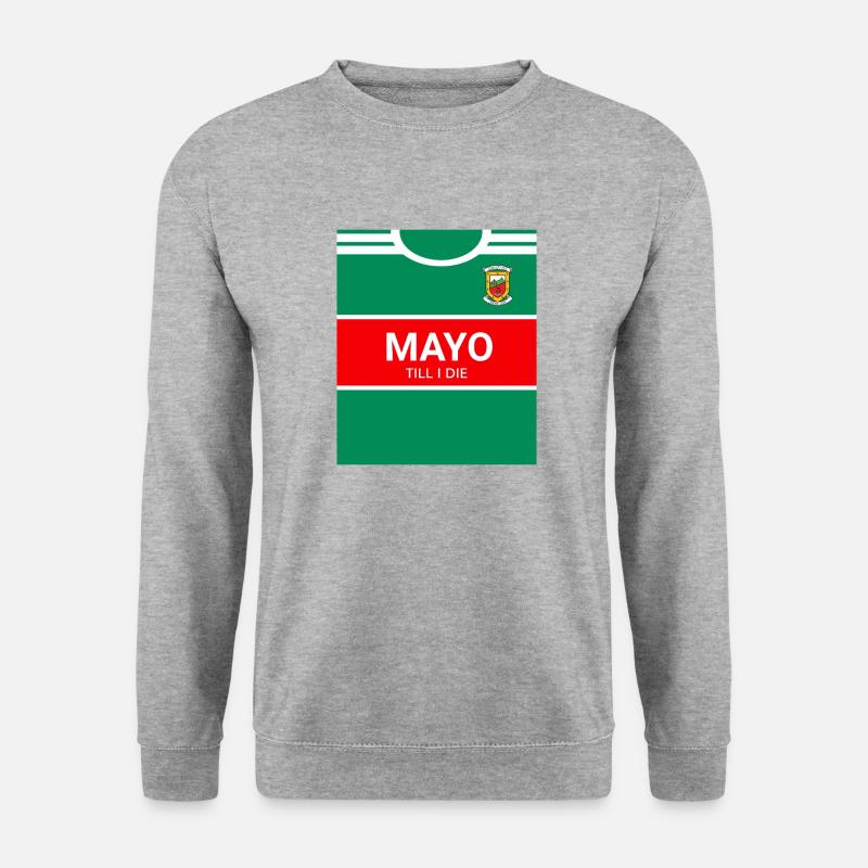 Mayo GAA - Unisex Pullover - Weißgrau meliert