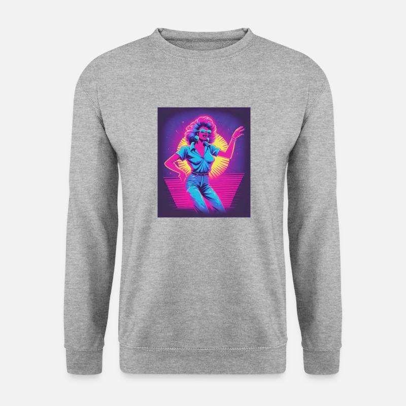 Pawpawing Mädchen - Unisex Pullover - Weißgrau meliert