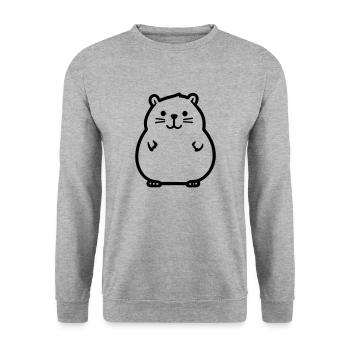 Marmot - Unisex Sweatshirt - salt & pepper - Front - Alina (178cm) & Michal (187cm)