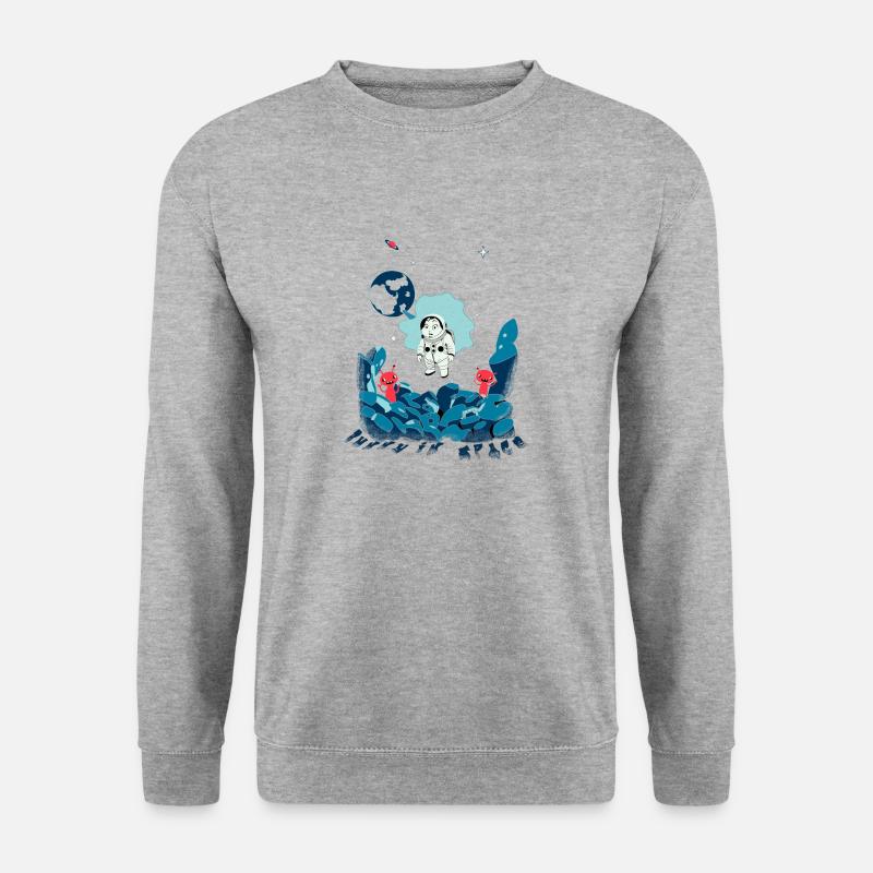 Space Rabbit - Unisex Sweatshirt - salt & pepper