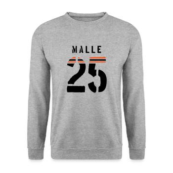 Malle 2025 Trikot - Unisex Pullover - Weißgrau meliert - Vorne - Alina (178cm) & Michal (187cm)