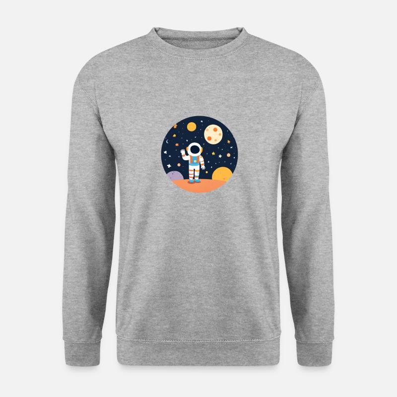 Salutations de l’espace - Sweat-shirt Unisexe - gris chiné
