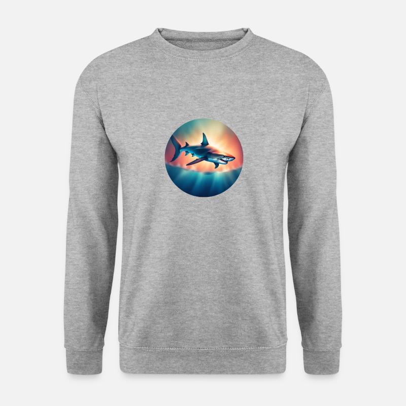 Oceanic Predator Shark Shark - Unisex Sweatshirt - salt & pepper
