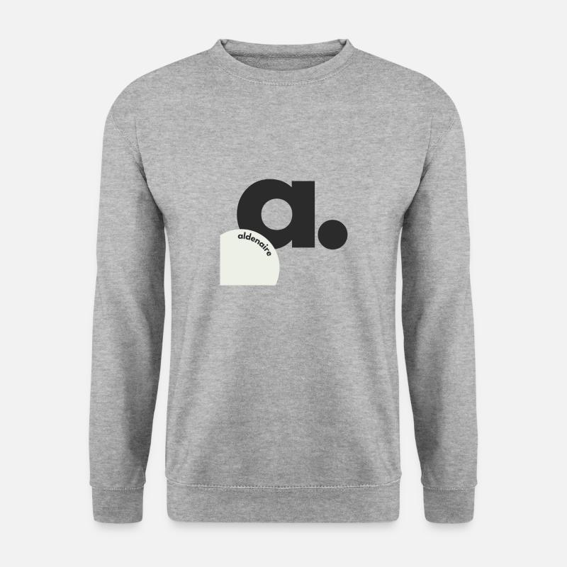 Style T-shirt - Unisex Pullover - Weißgrau meliert
