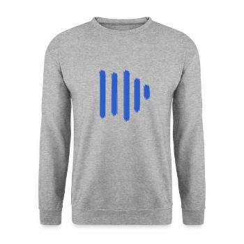 Sound Paint Bars - Unisex Sweatshirt - salt & pepper - Front - Alina (178cm) & Michal (187cm)