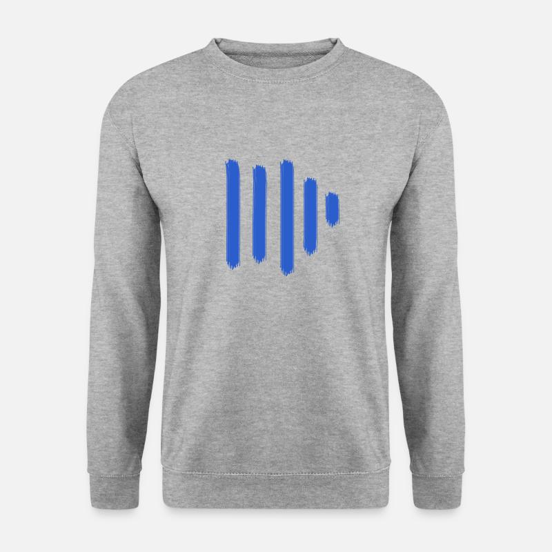 Sound Paint Bars - Unisex Pullover - Weißgrau meliert