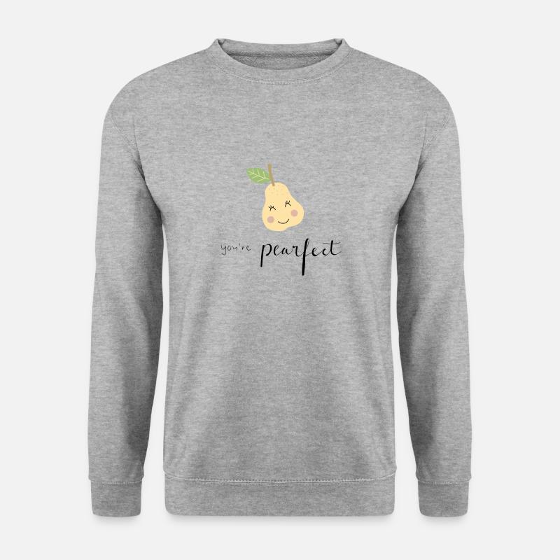 Pear saying - Unisex Sweatshirt - salt & pepper