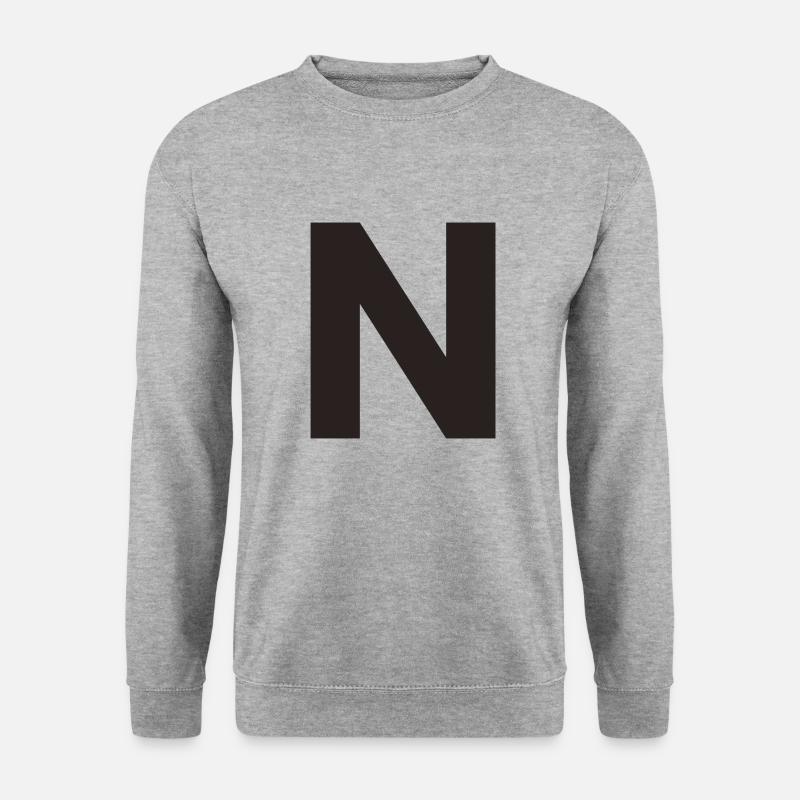 N - Unisex Sweatshirt - salt & pepper