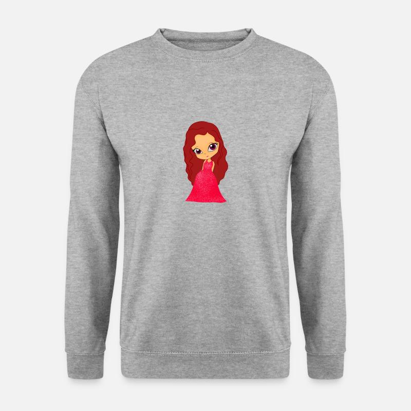 little princess - Unisex Pullover - Weißgrau meliert