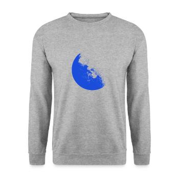 Bleu Lune - Sweat-shirt Unisexe - gris chiné - Devant - Alina (178cm) & Michal (187cm)