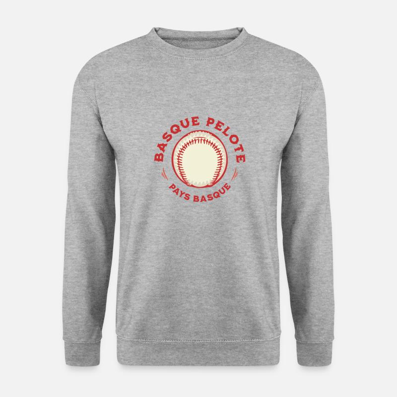 Pays Basque Pelote - Unisex Pullover - Weißgrau meliert