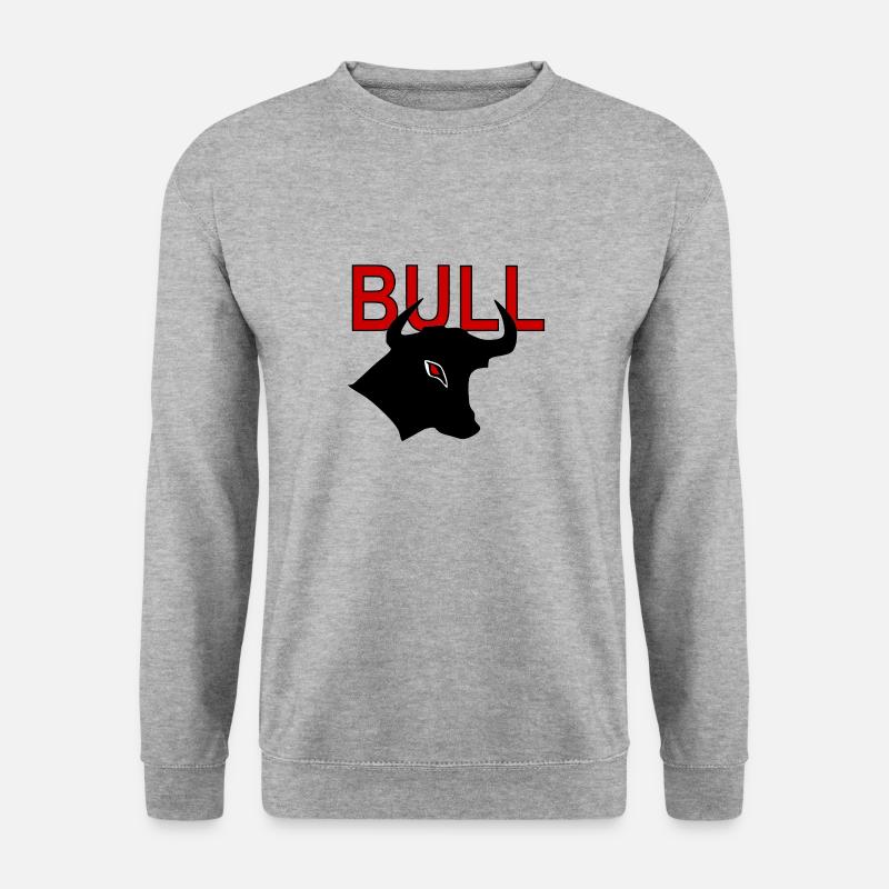 bull - Unisex Pullover - Weißgrau meliert