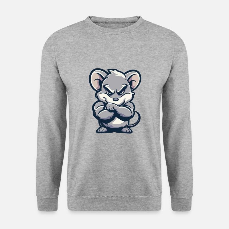 Mouse Comic - Unisex Sweatshirt - salt & pepper