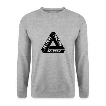 polterer polterabend jga poltern triang jungeselle - Unisex Pullover - Weißgrau meliert - Vorne - Alina (178cm) & Michal (187cm)