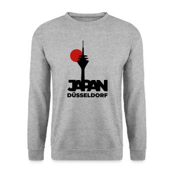Le Japon se rend à Düsseldorf - Sweat-shirt Unisexe - gris chiné - Devant - Alina (178cm) & Michal (187cm)