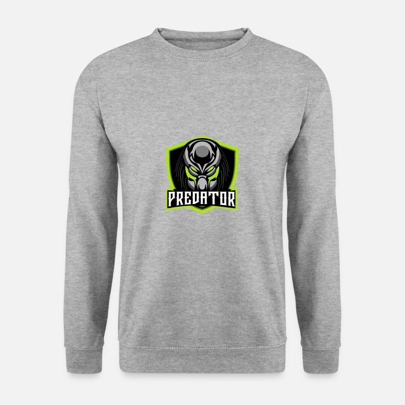 Predator - Unisex Pullover - Weißgrau meliert