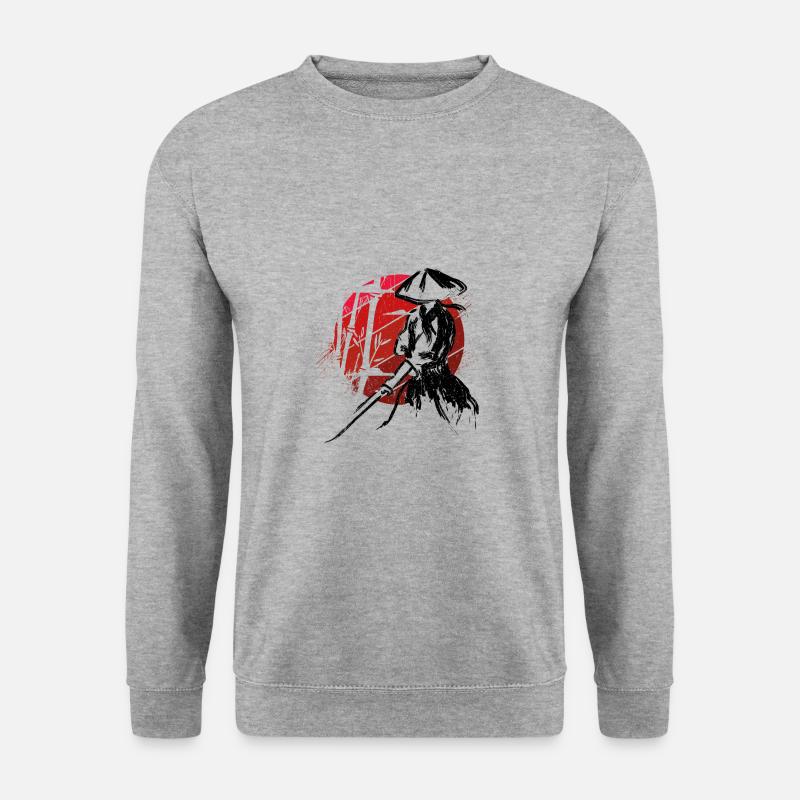 Ronin Samurai Warrior - Unisex Sweatshirt - salt & pepper