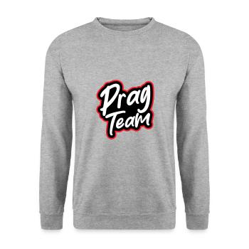 Prague Team - Unisex Sweatshirt - salt & pepper - Front - Alina (178cm) & Michal (187cm)