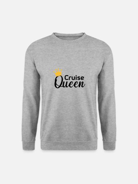 Cruise Queen - Unisex Pullover - Weißgrau meliert