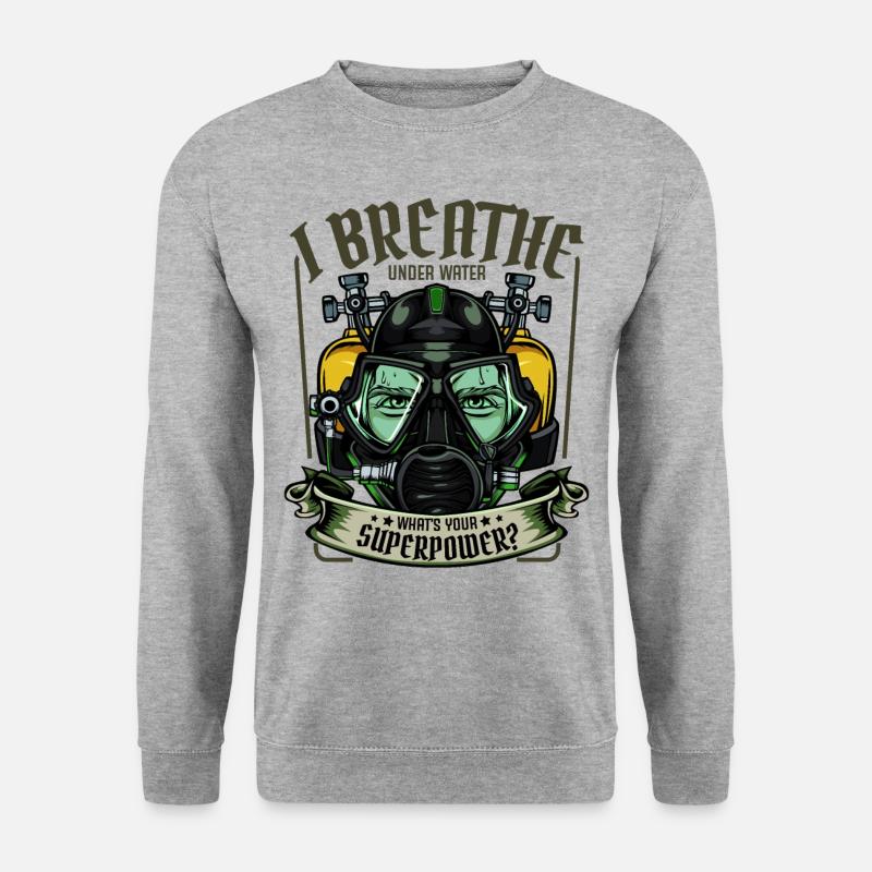 Diver - Unisex Sweatshirt - salt & pepper