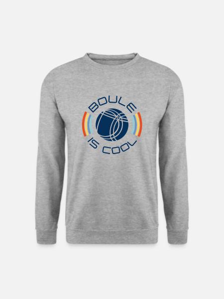 Retro Style Vintage Boule Sport Balls Shirt - Unisex Sweatshirt - salt & pepper