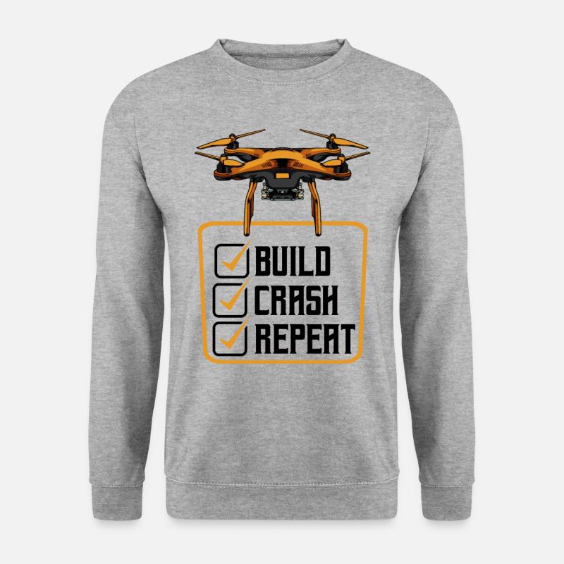 drones - Unisex Sweatshirt - salt & pepper