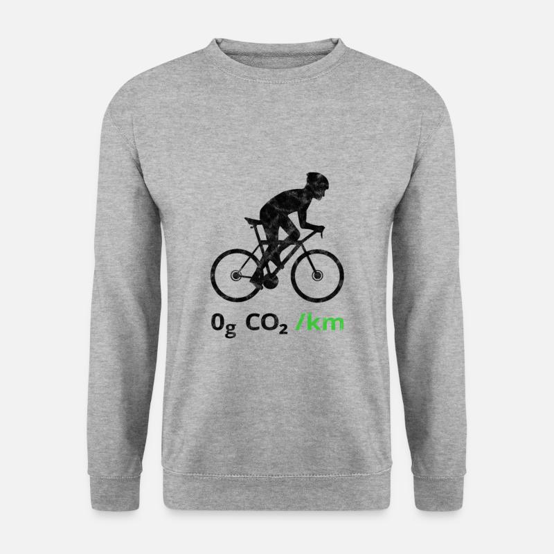 Bicycle Environmental protection Climate protection - Unisex Sweatshirt - salt & pepper