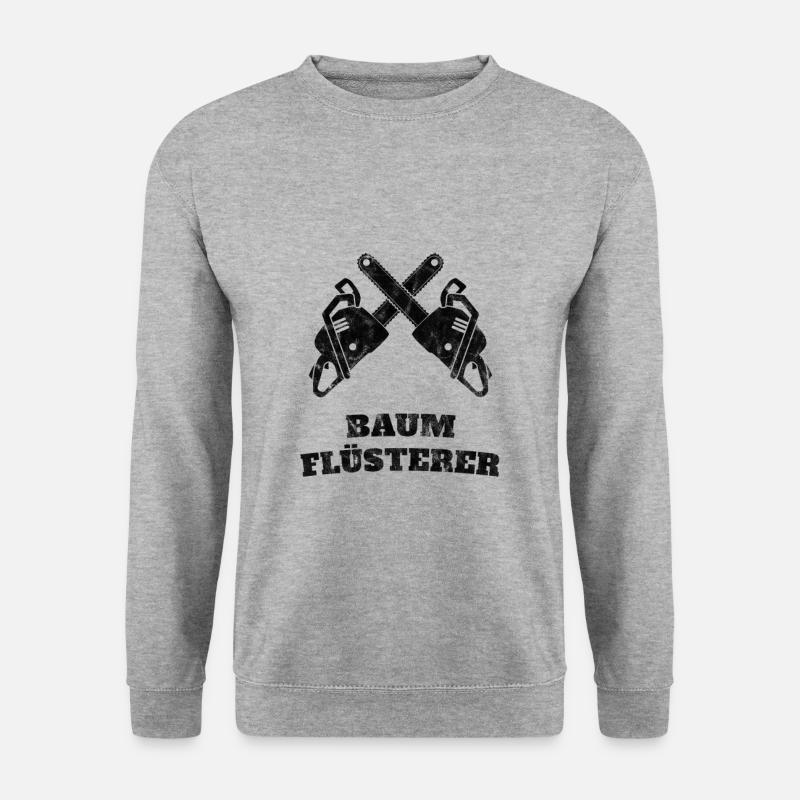 Tree Whisperer Tree Feller Chainsaw - Unisex Sweatshirt - salt & pepper