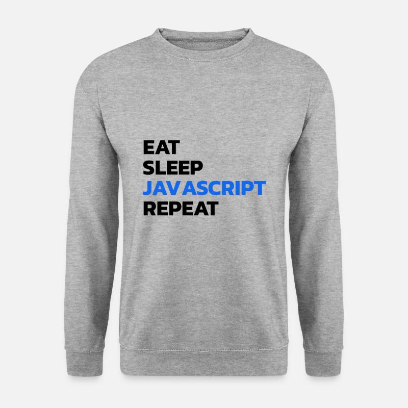 Programmeur développeur Javascript - Sweat-shirt Unisexe - gris chiné