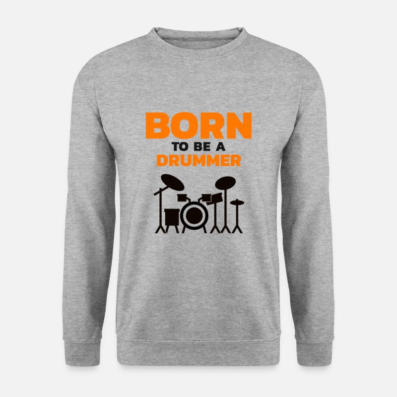 Drummer drummer gift - Unisex Sweatshirt - salt & pepper