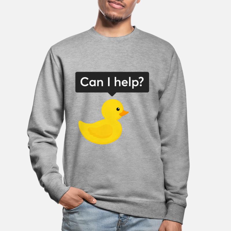 Programmierer Gummiente Debugging Unisex Pullover