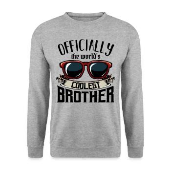 Brothers - Unisex Sweatshirt - salt & pepper - Front - Alina (178cm) & Michal (187cm)