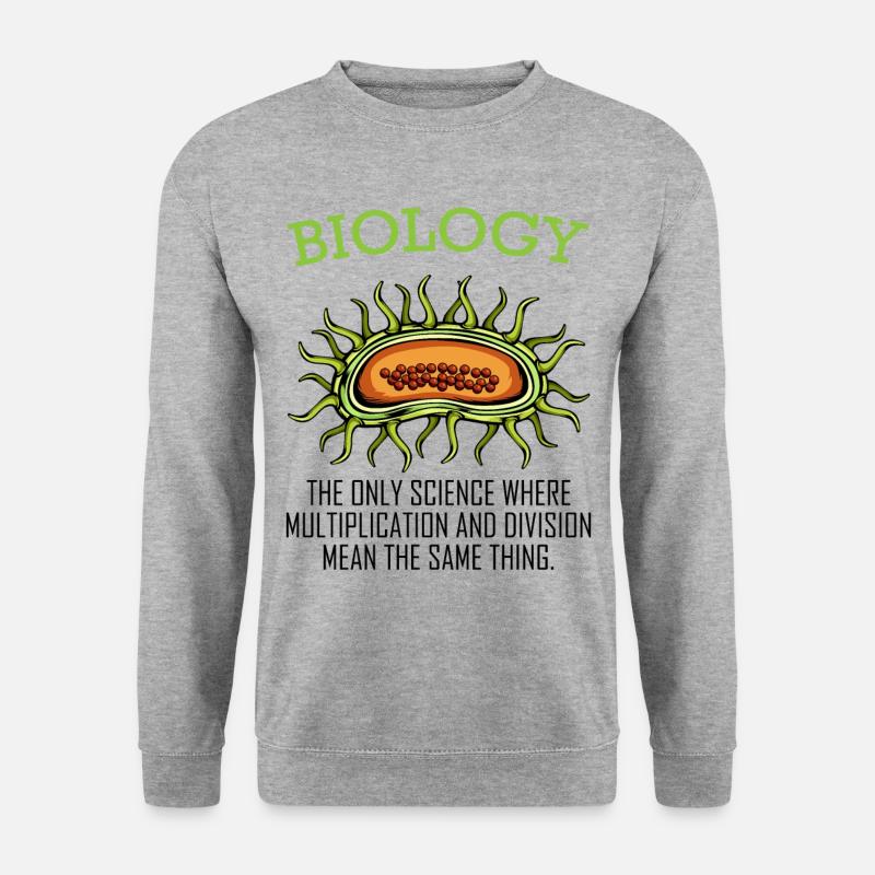 Biologe - Unisex Pullover - Weißgrau meliert