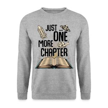 Lecture de livres drôles dictionnaires livres livre cadeau - Sweat-shirt Unisexe - gris chiné - Devant - Alina (178cm) & Michal (187cm)