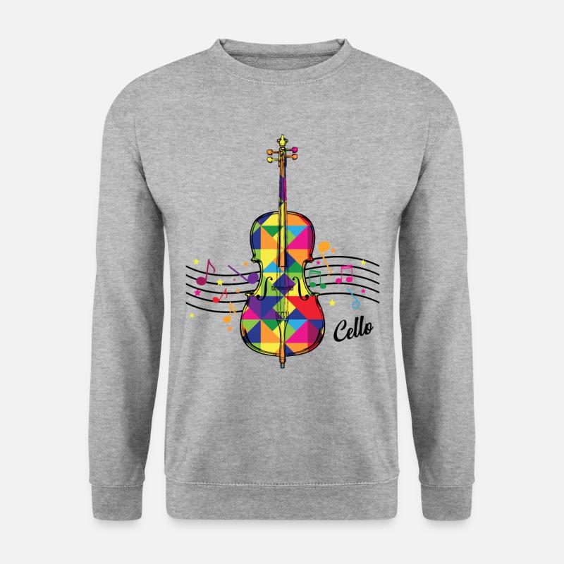 cello - Unisex Sweatshirt - salt & pepper