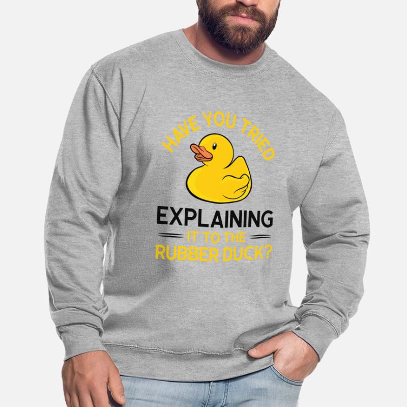 Programmer Rubber Duck Debug Unisex Sweatshirt