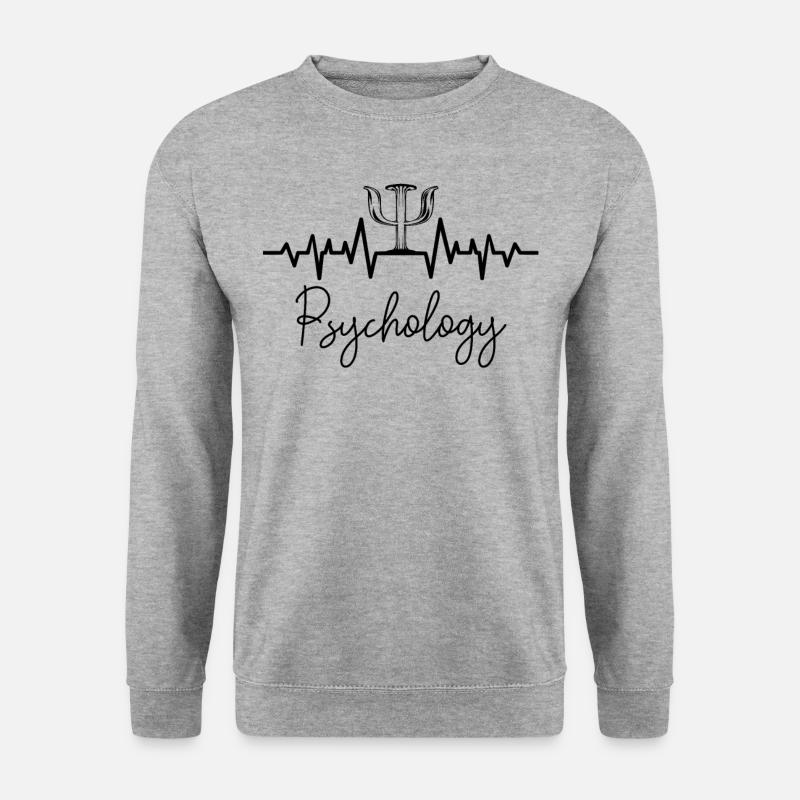 Psychologe - Unisex Pullover - Weißgrau meliert