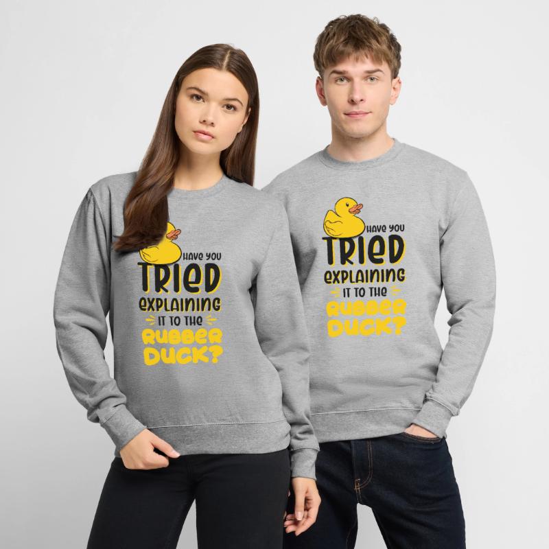 Programmeur Programmation Canard Caoutchouc Canard Sweat-shirt Unisexe