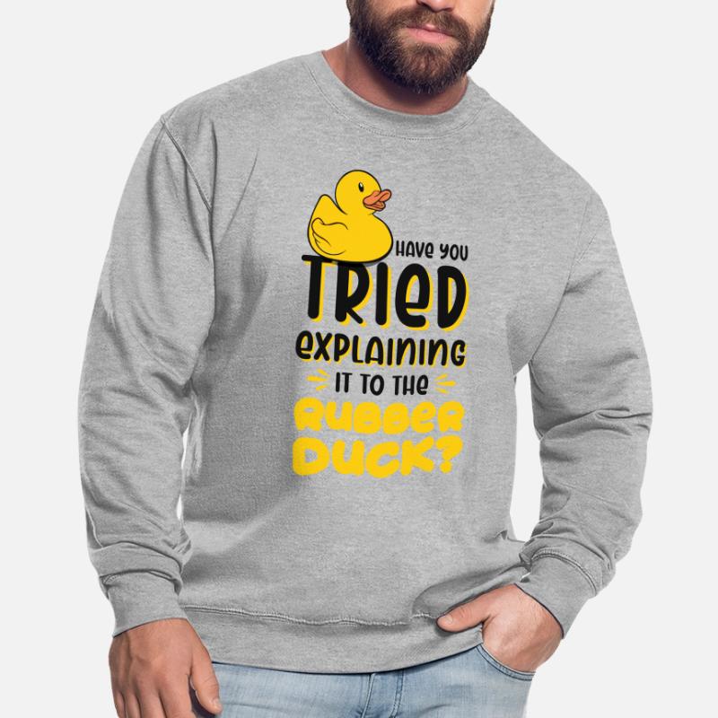 Programmeur Programmation Canard Caoutchouc Canard Sweat-shirt Unisexe