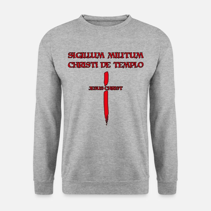 Crusader Knights Templars Templars - Unisex Sweatshirt - salt & pepper