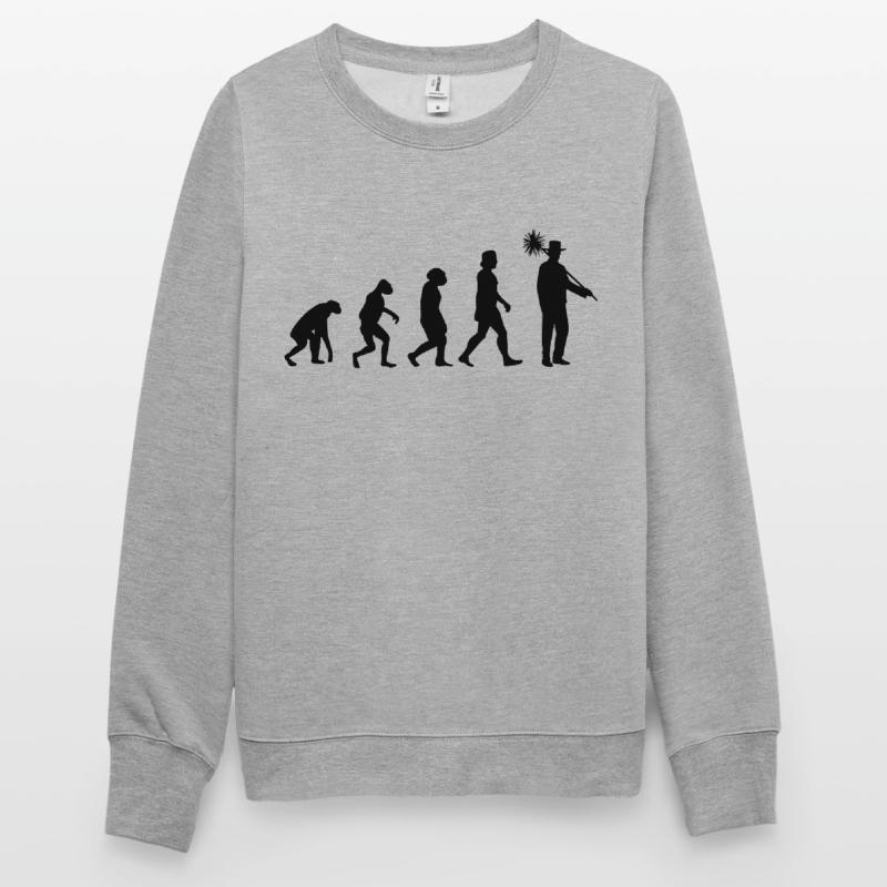 Ramoneur Evolution Cheminée Ramoneur Ramoneur Sweat-shirt Unisexe