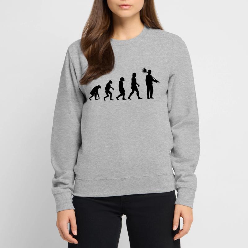 Ramoneur Evolution Cheminée Ramoneur Ramoneur Sweat-shirt Unisexe