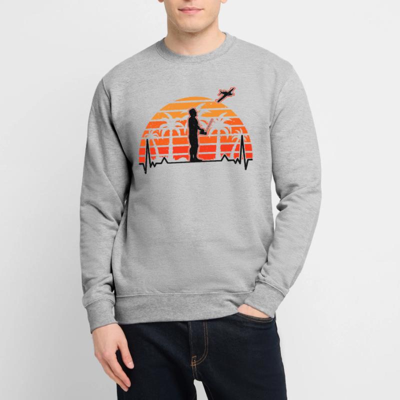 Modellflugzeug Evolution Modellflieger Modellbauer Unisex Pullover