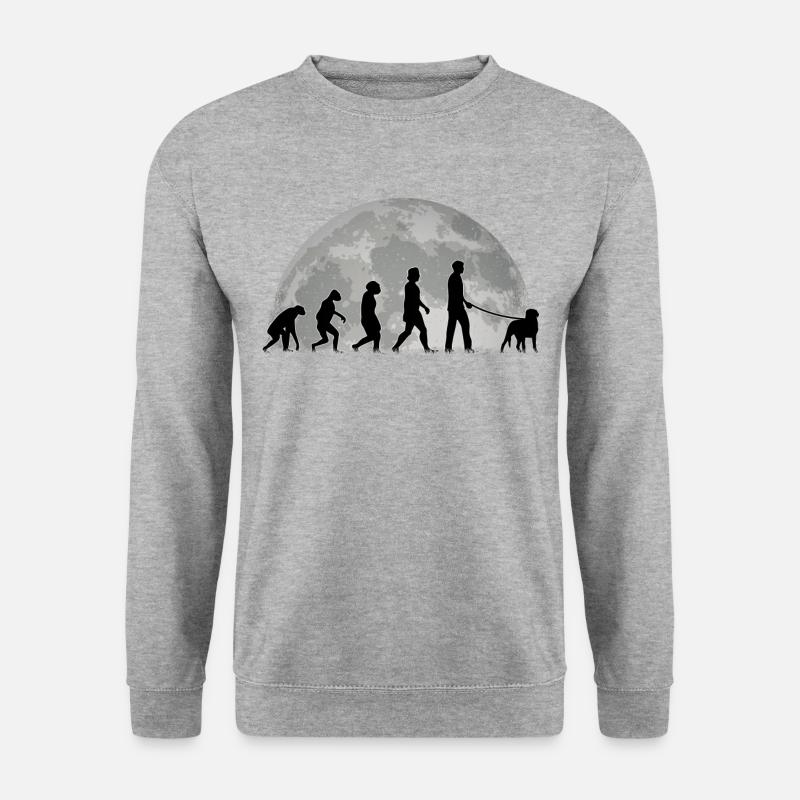 Großer Schweizer Sennenhund - Unisex Pullover - Weißgrau meliert