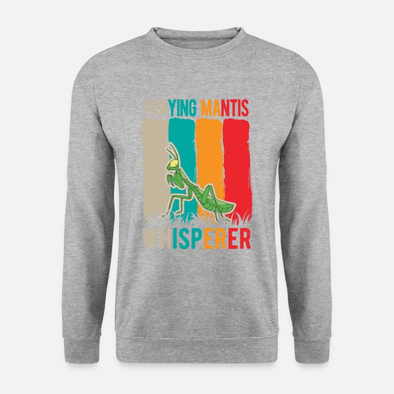 Praying Mantis Whisperer Gottesanbeterin - Unisex Sweatshirt - salt & pepper