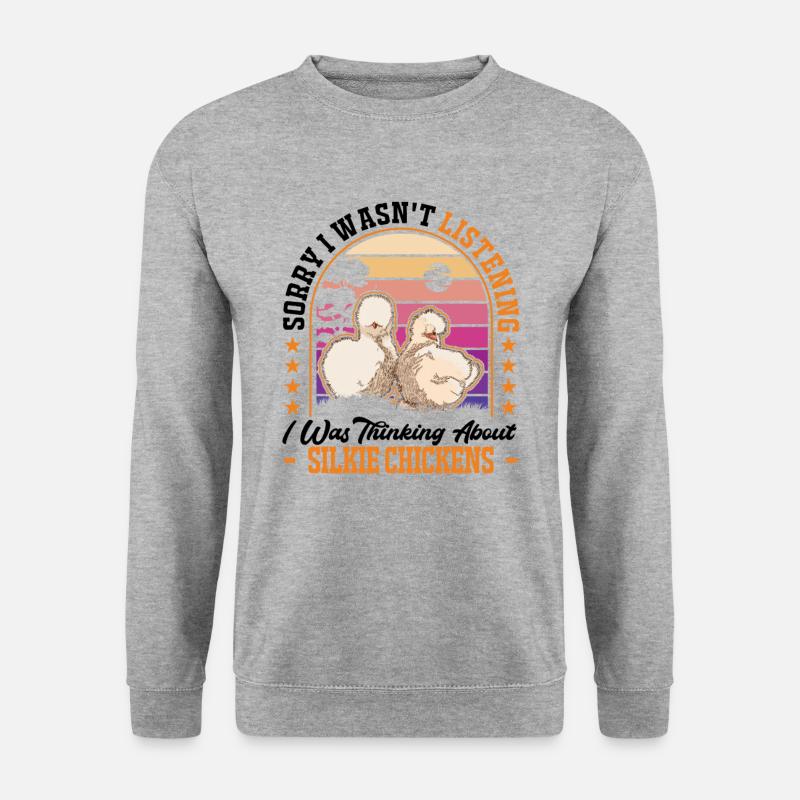 Silk Chicken Gift Silke Chicken - Unisex Sweatshirt - salt & pepper